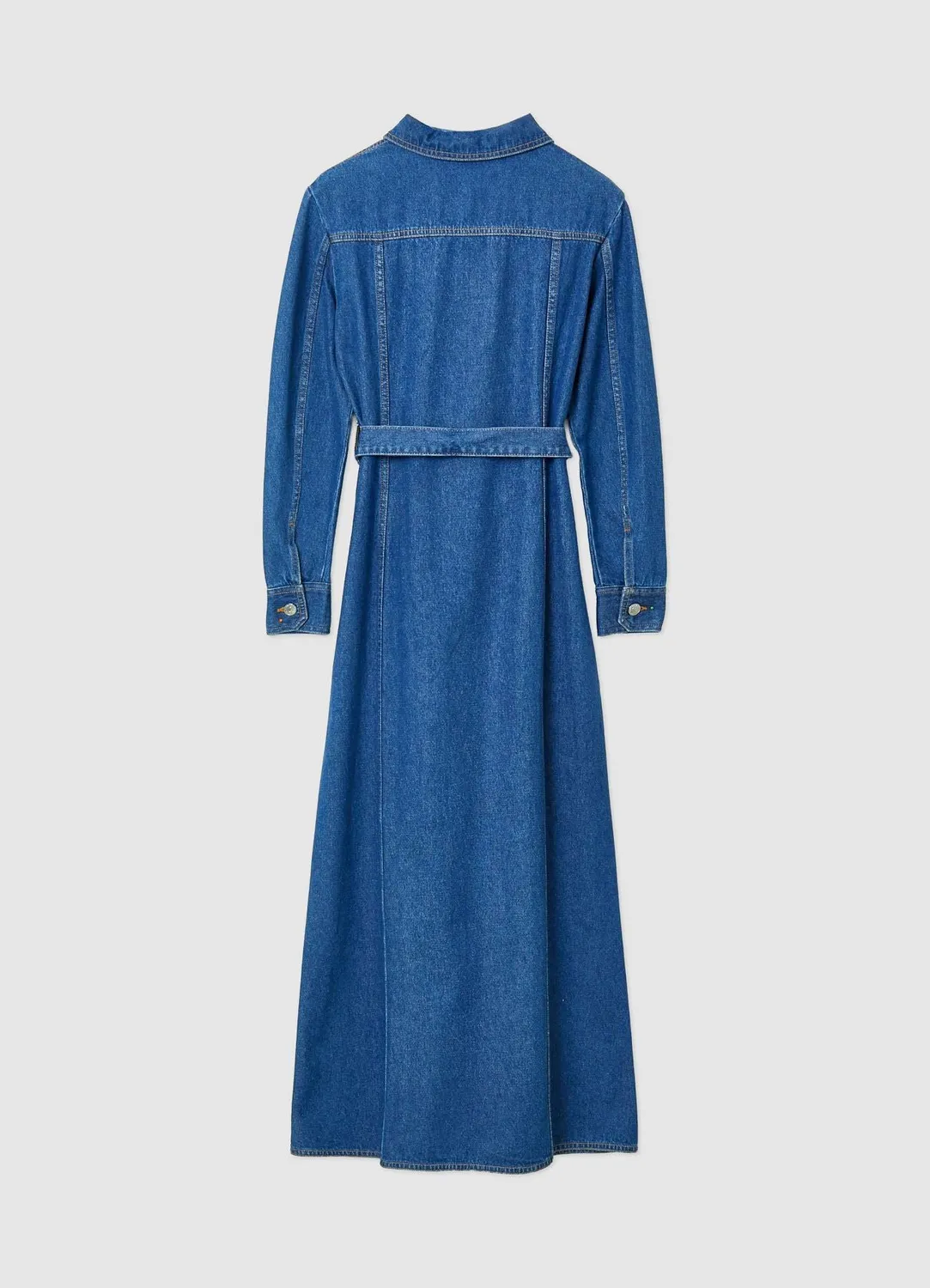 Calliope robe longue denim ceinture femme