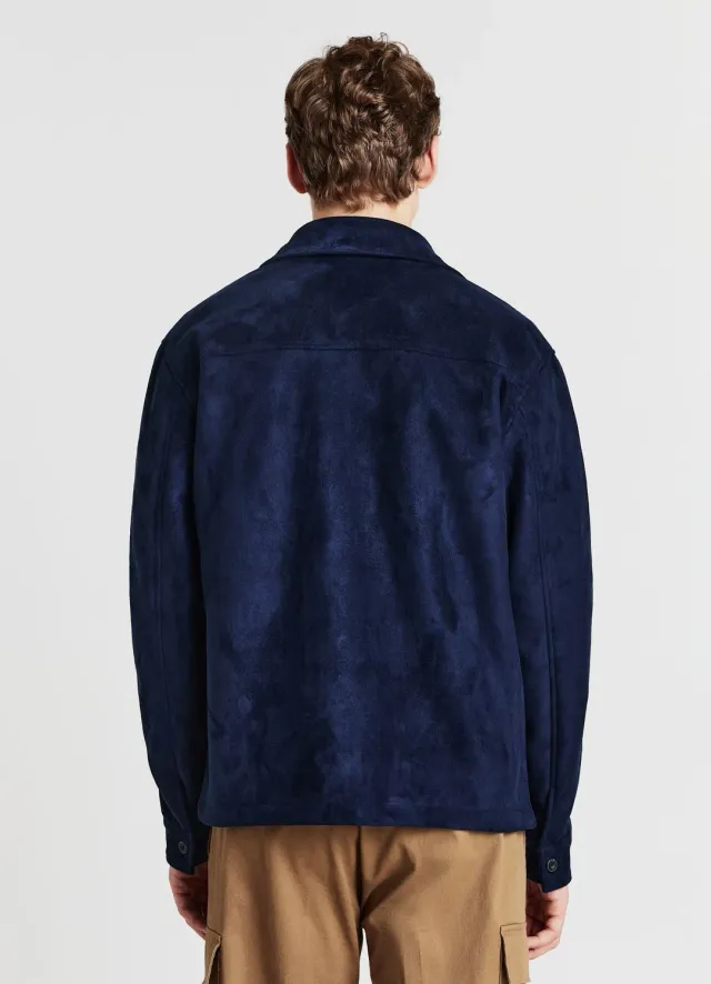 Calliope Shacket homme suédine poches S-L-XL