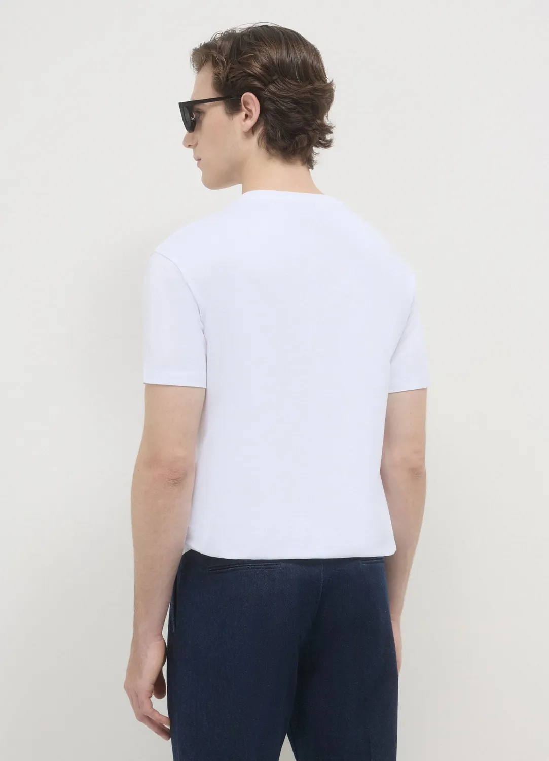 Calliope Tee-shirt homme coton uni manches courtes