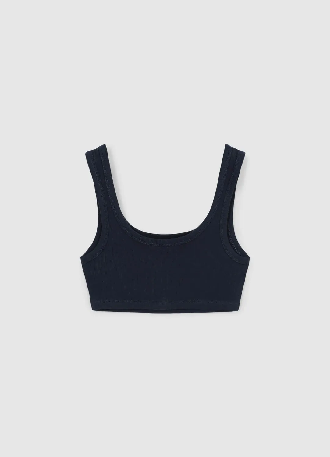 Calliope Top Bra Côtelé Brassière Coton Femme