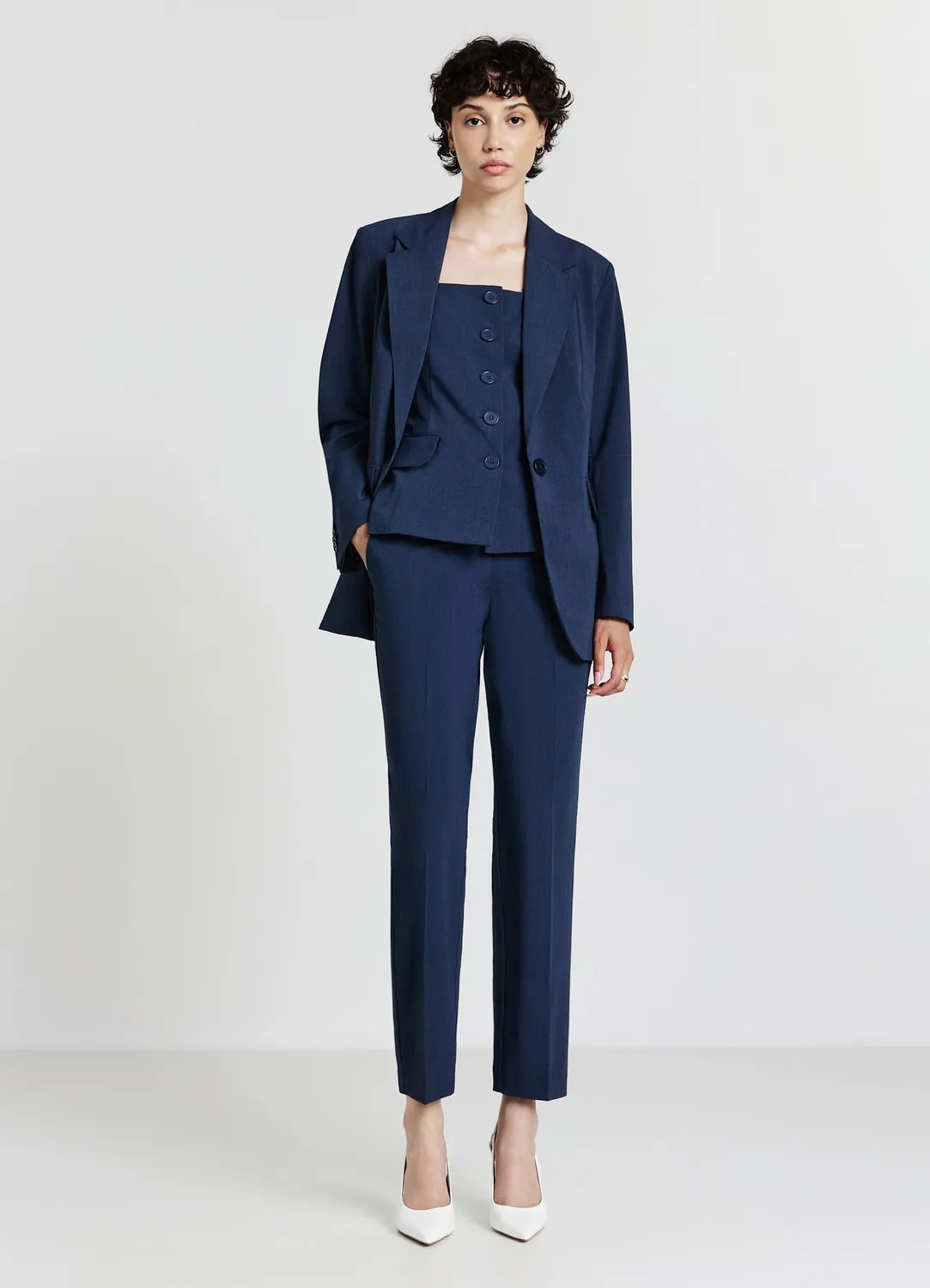 Calliope gilet femme boutons coupe cintrée