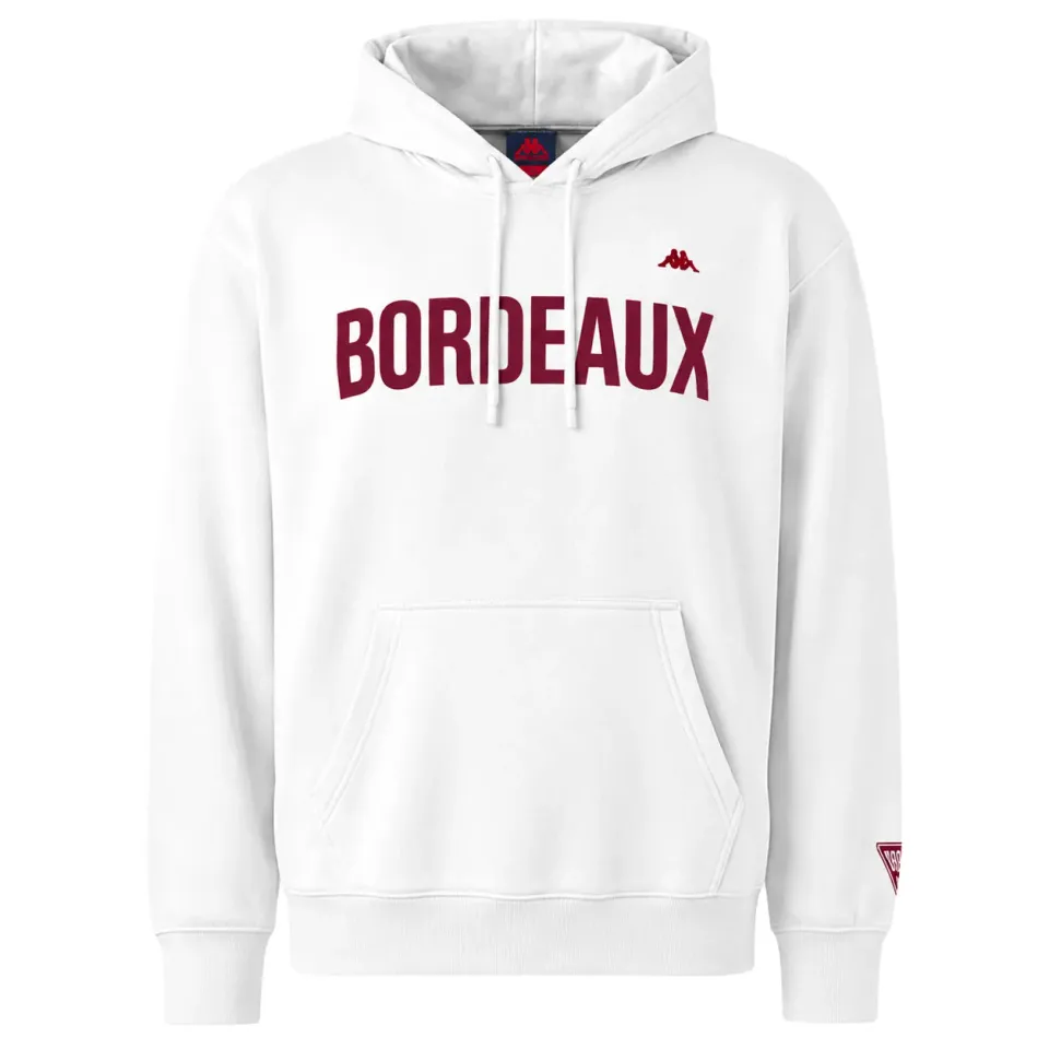 Robe di Kappa Ambroise UBB hoodie enfant blanc coton
