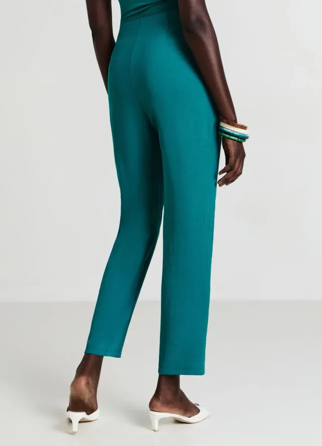 Calliope pantalon femme uni à noeud