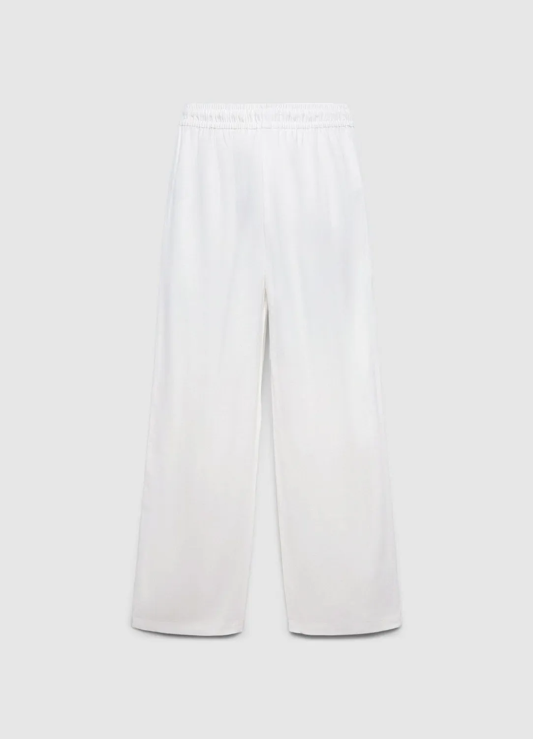 Calliope Pantalon jogger lin femme taille haute