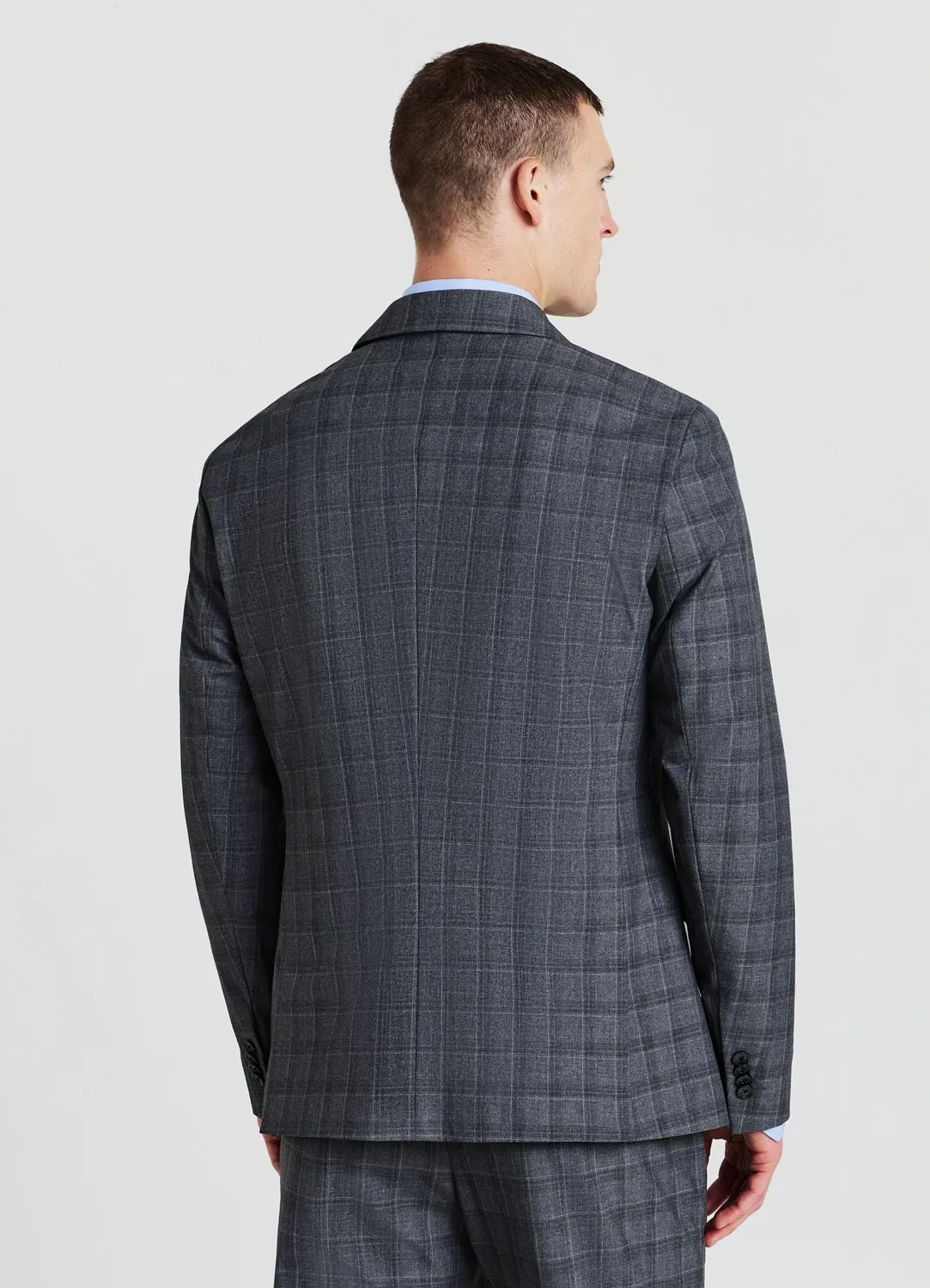 Calliope veste monopetto carreaux homme bureau