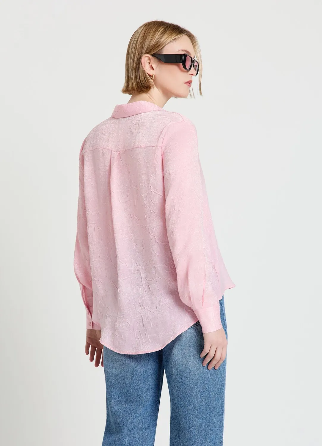 Calliope chemise effet froissé femme coupe regular