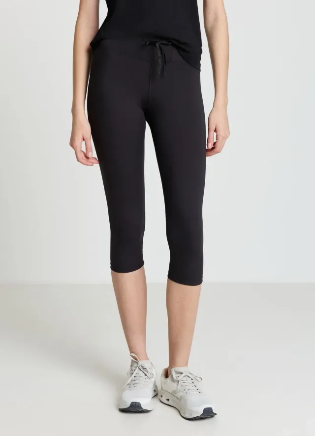 Calliope legging corsaire uni femme sport