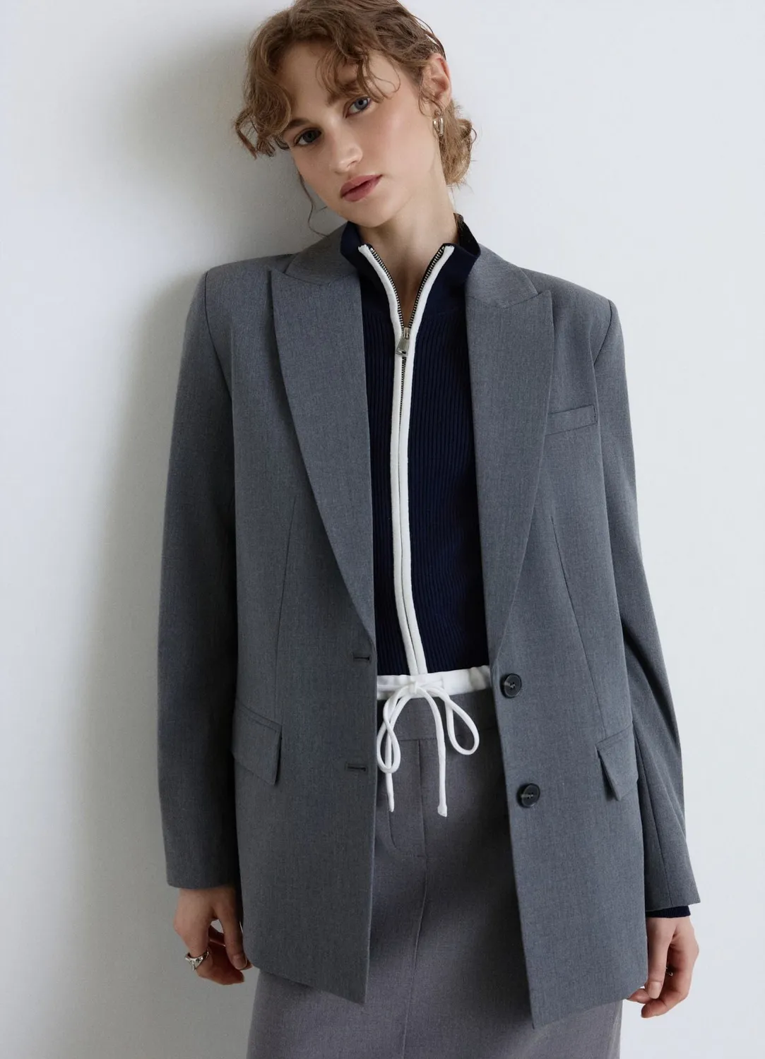 Calliope blazer femme veste tailleur fente dos