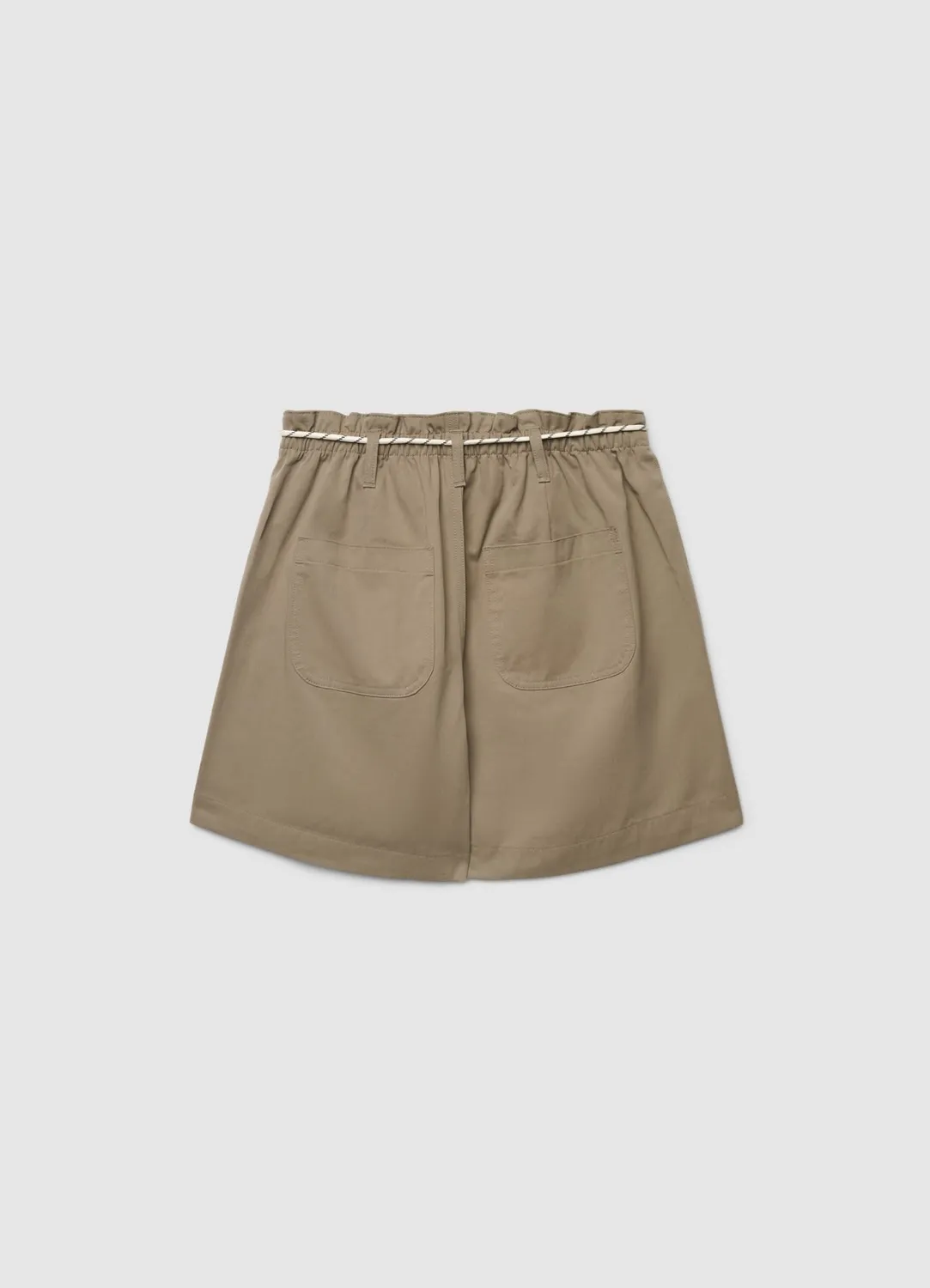 Calliope short taille haute cordon femme poches