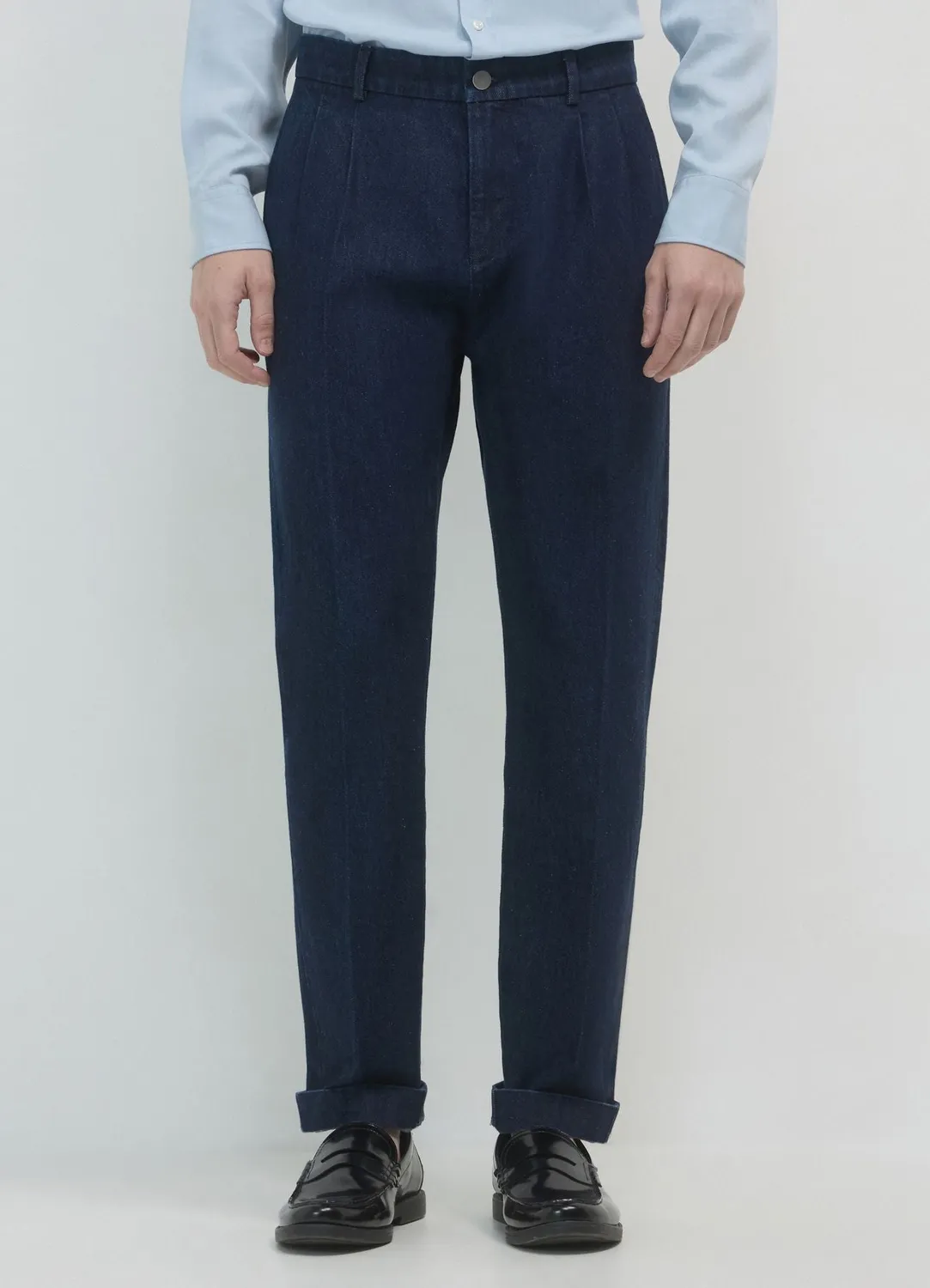 Calliope pantalon chino à pinces homme coupe regular
