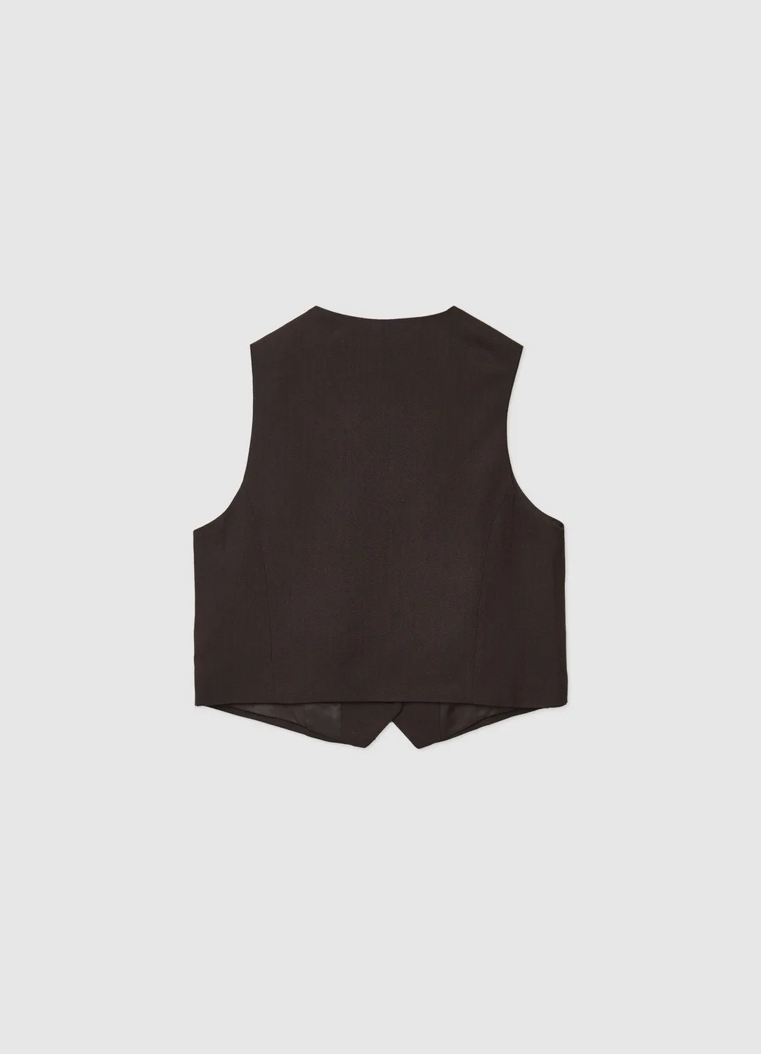 Calliope boxy chevron gilet femme à boutons bureau