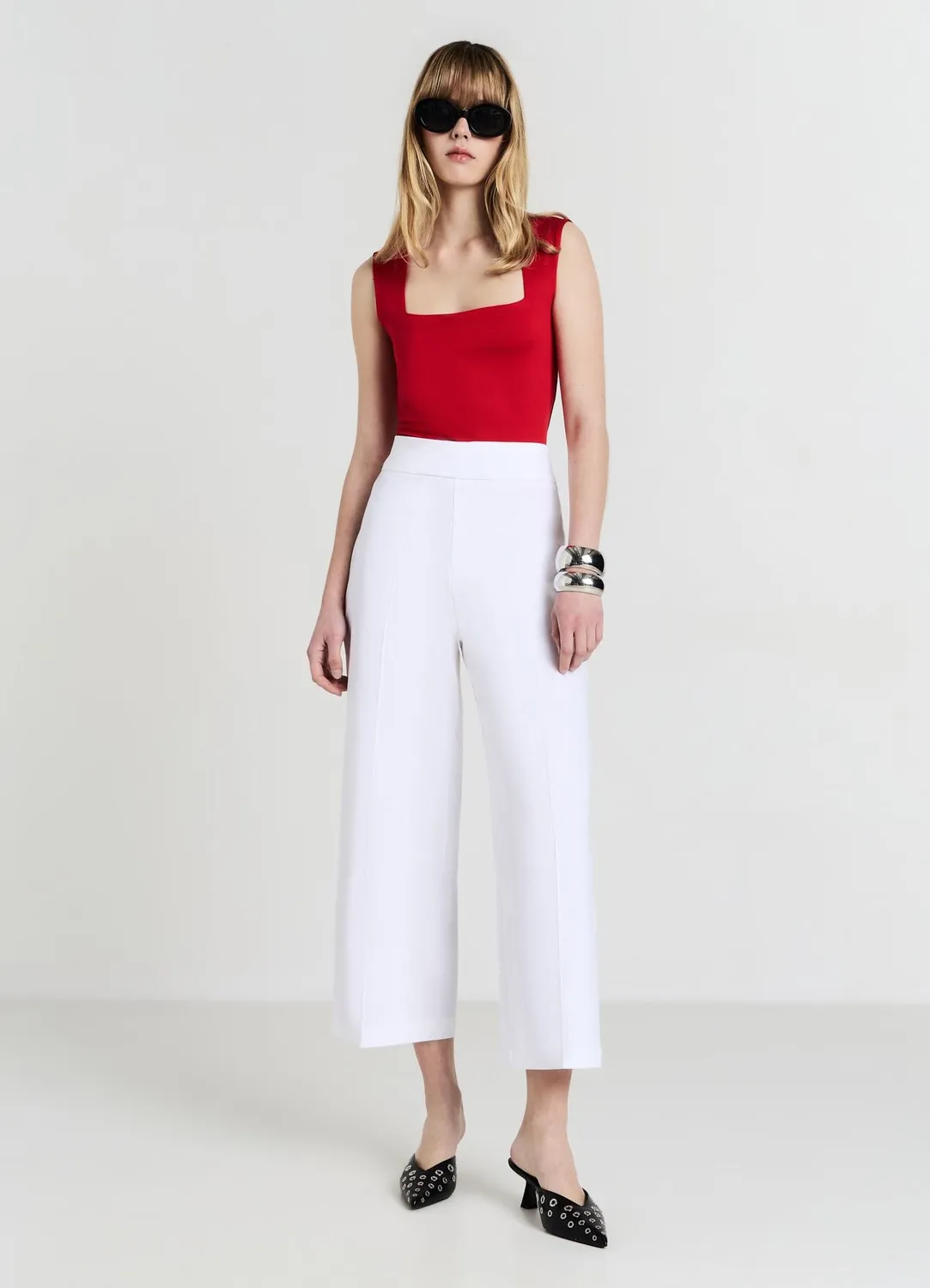 Calliope débardeur col U uni femme regular