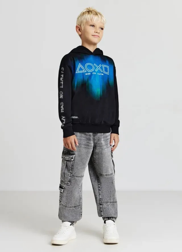 Calliope sweat capuche PlayStation garçon oversize