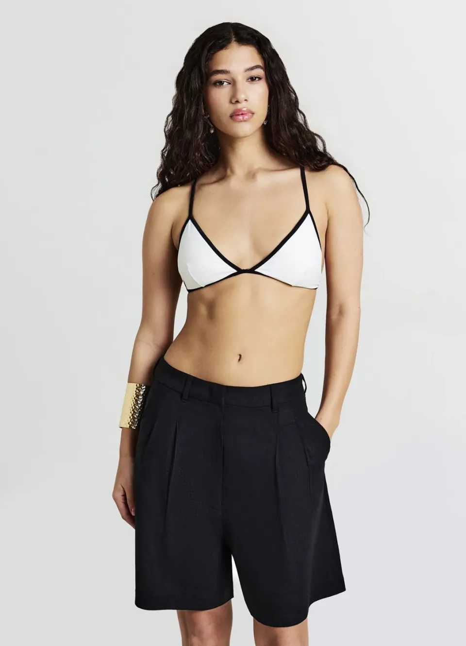 Calliope bermuda uni femme coupe classique