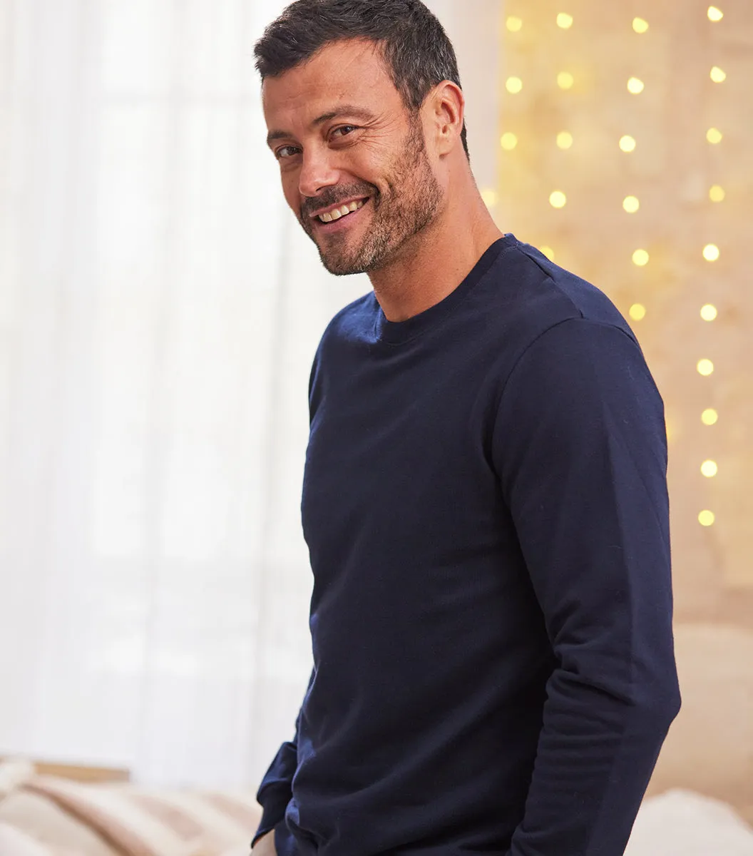 Cocorico Intemporel Marine sweat homme marine coton