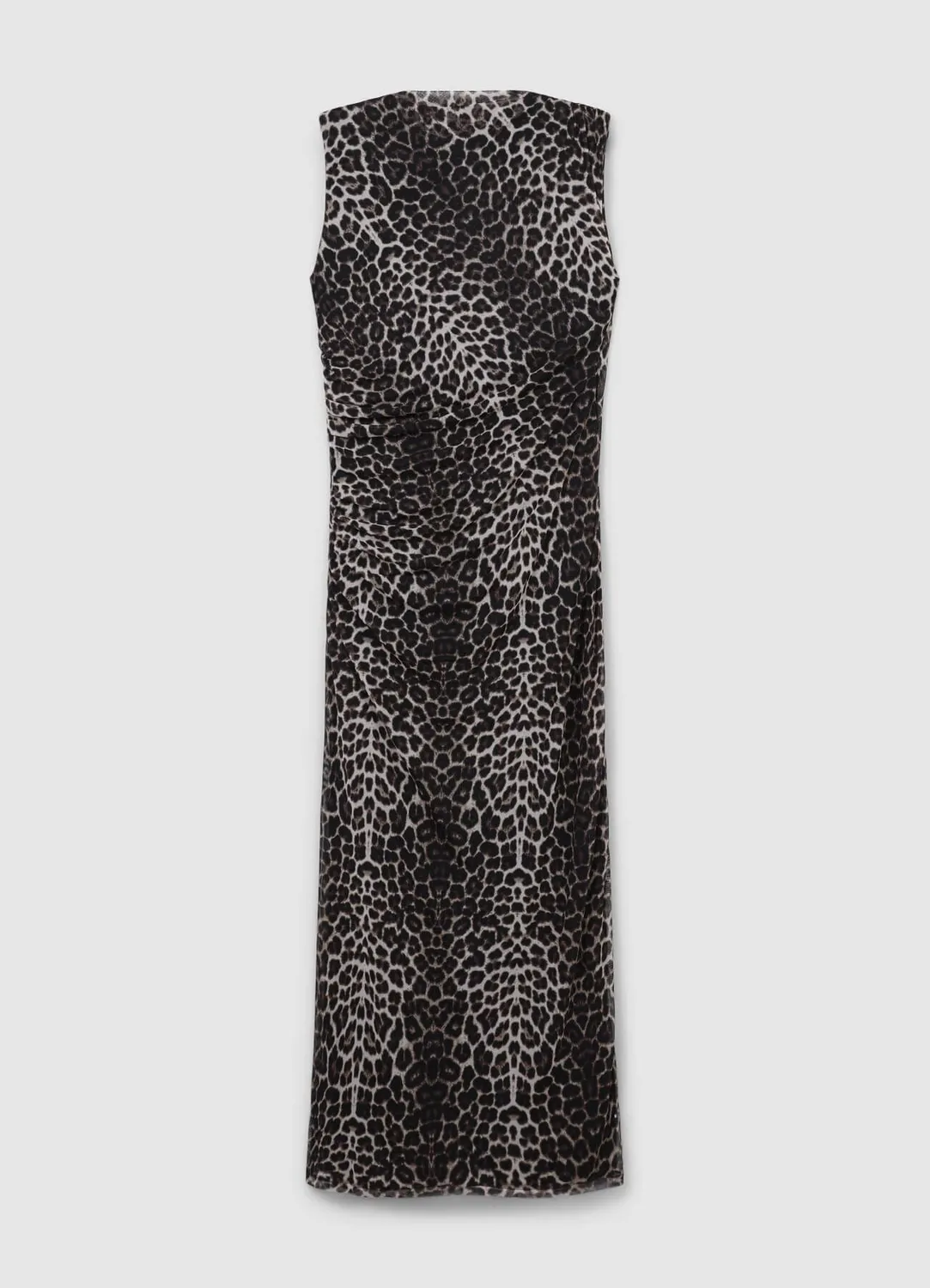 Calliope robe longue animalier sans manches