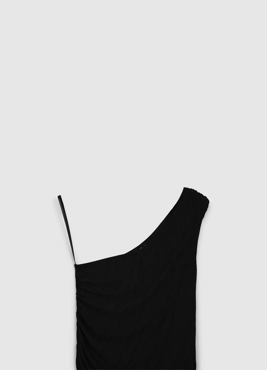 Calliope Robe longue mono-épaule froncée femme soirée