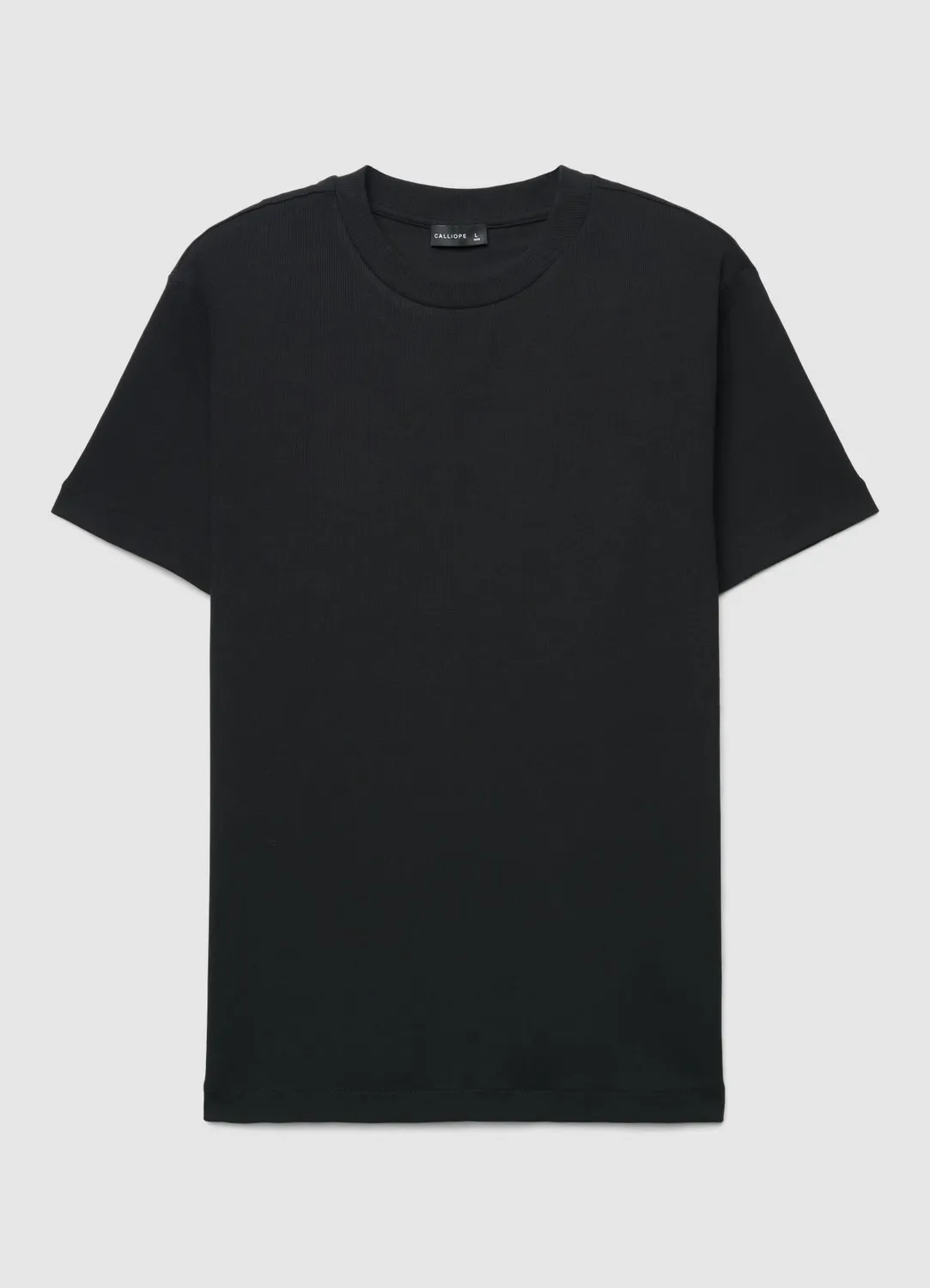 Calliope t-shirt col rond côtelé homme