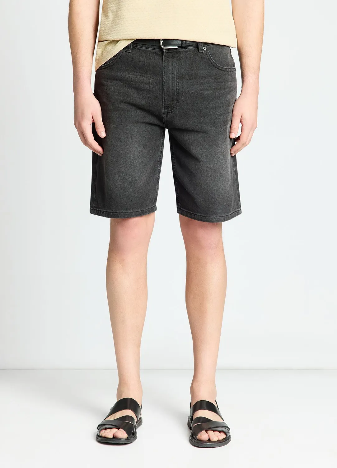 Calliope Short baggy denim homme 5 poches