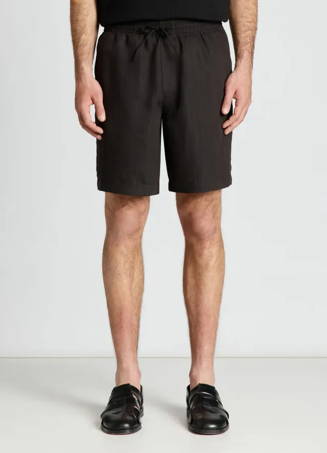 Calliope short jogger rayures jacquard homme coupe droite