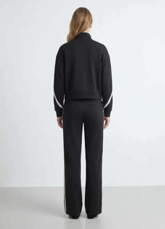 Calliope legging flare femme dentelle taille haute