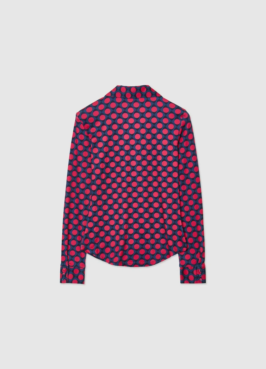 Calliope chemise cintrée femme géométrique manches longues