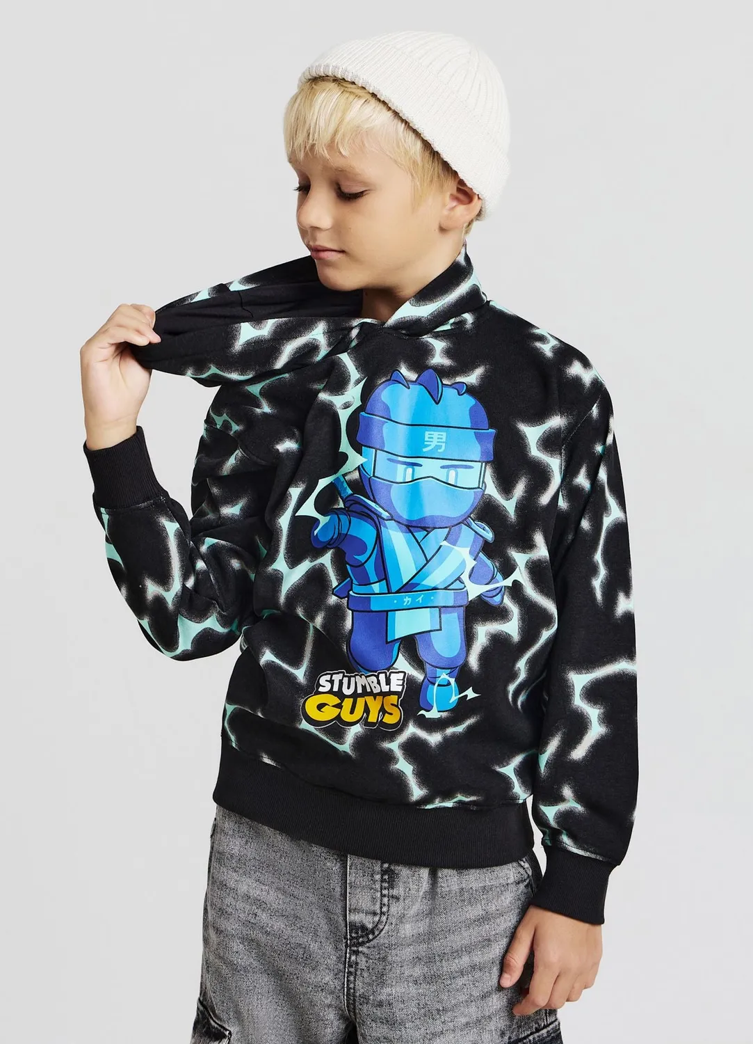 Calliope sweat capuche Stumble Guys garçon