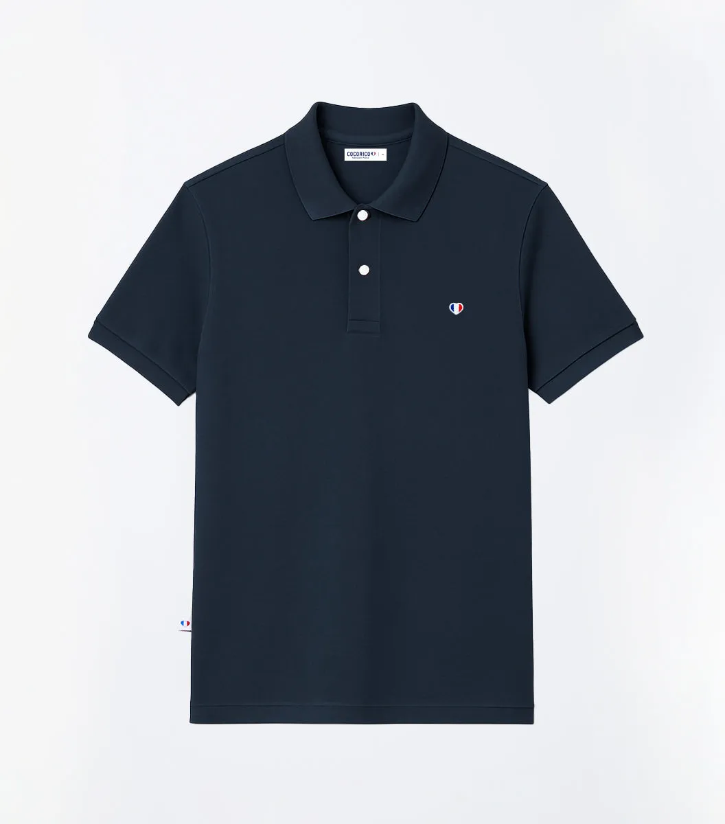 Cocorico Iconique polo homme marine piqué