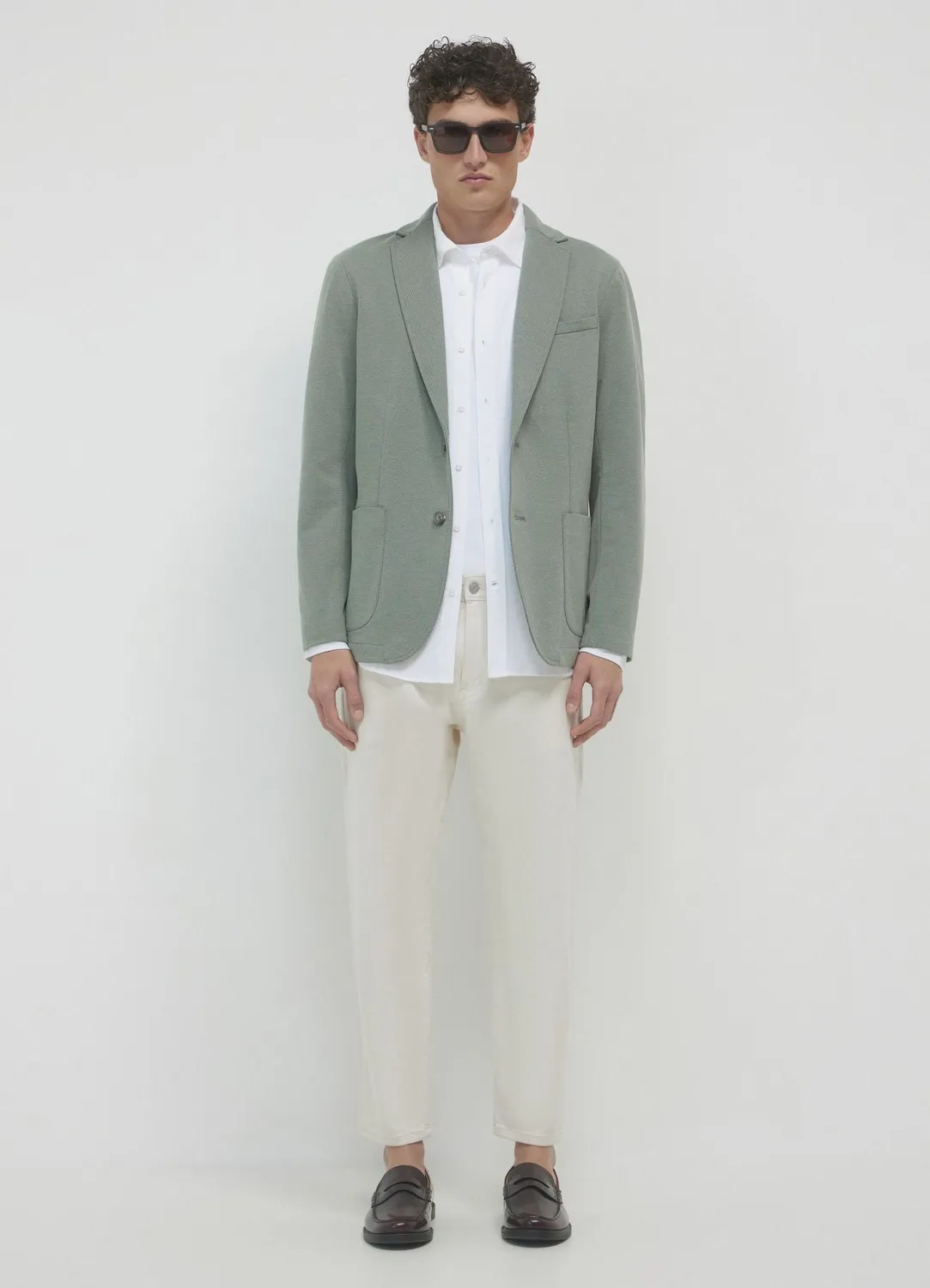 Calliope veste monopetto homme regular boutonnée