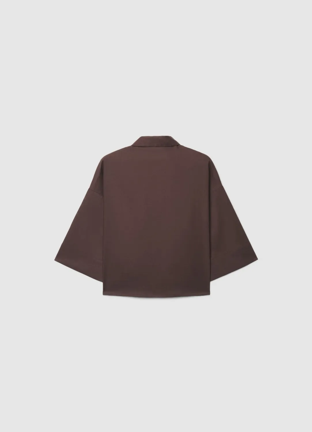 Calliope blouse col chemise manches 3/4 femme