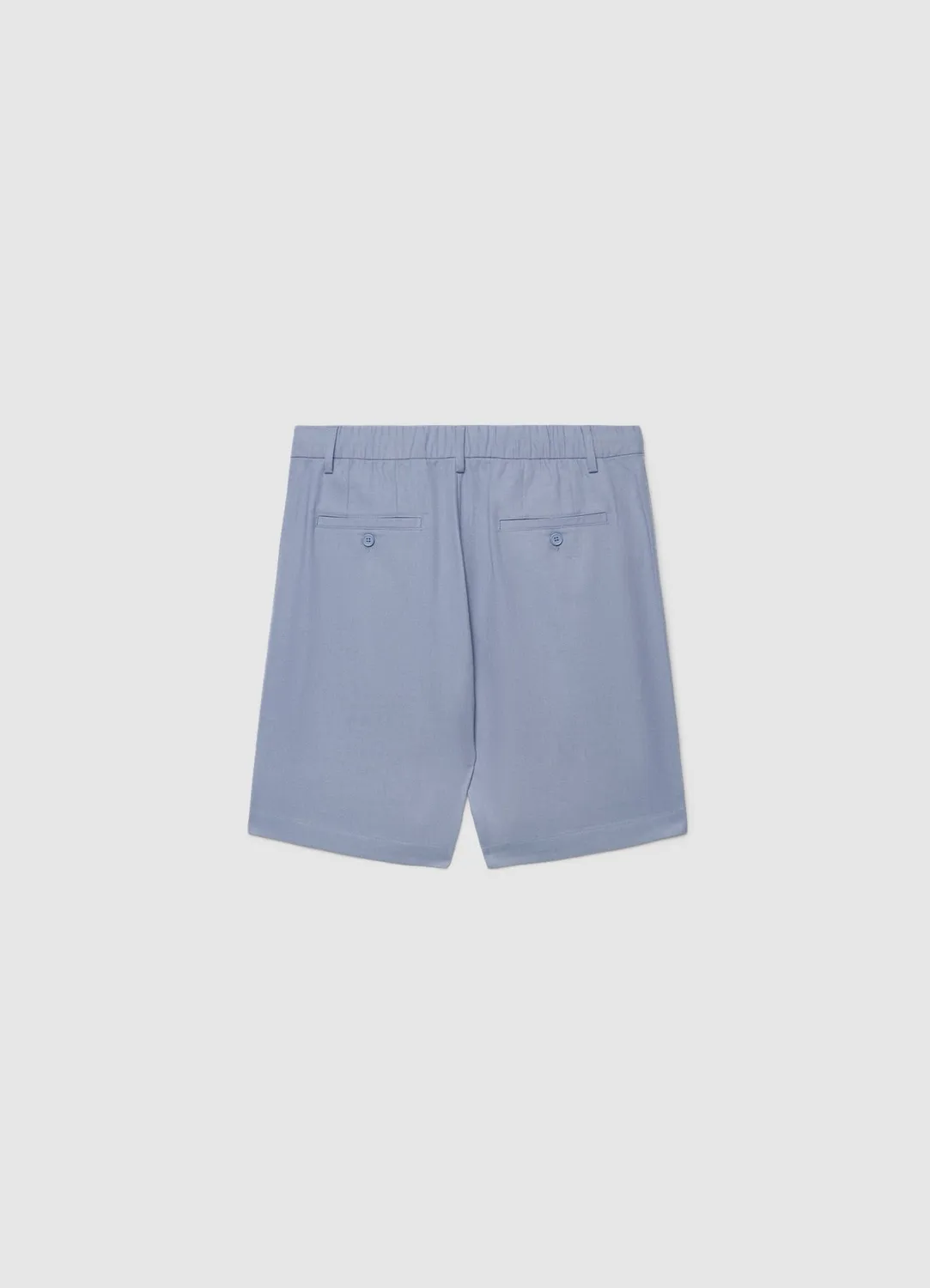 Calliope short jogger lin homme uni taille élastique