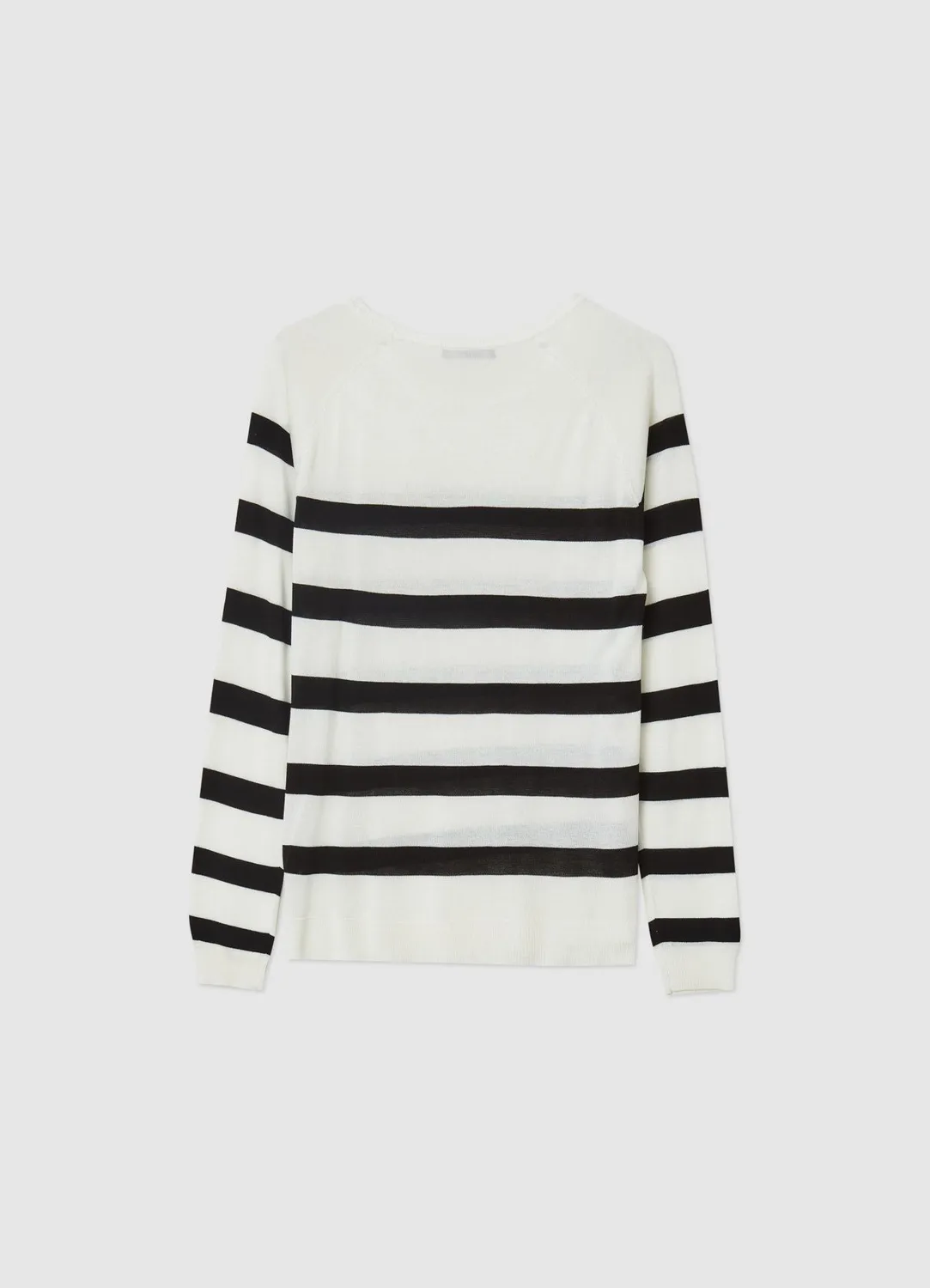 Calliope pull rayé femme col rond manches raglan