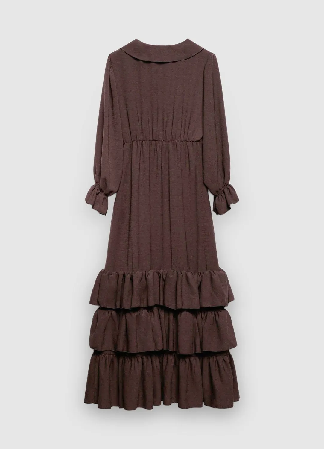 Calliope Atelier robe longue volants femme col V
