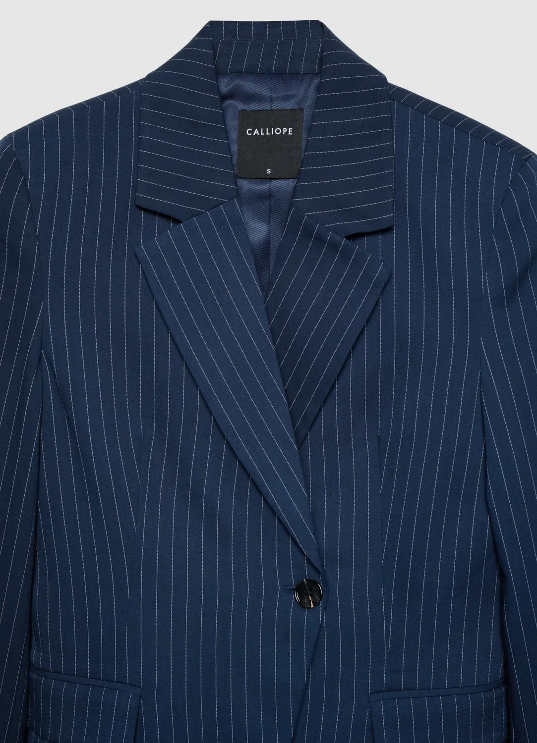 Calliope blazer asymétrique femme à rayures