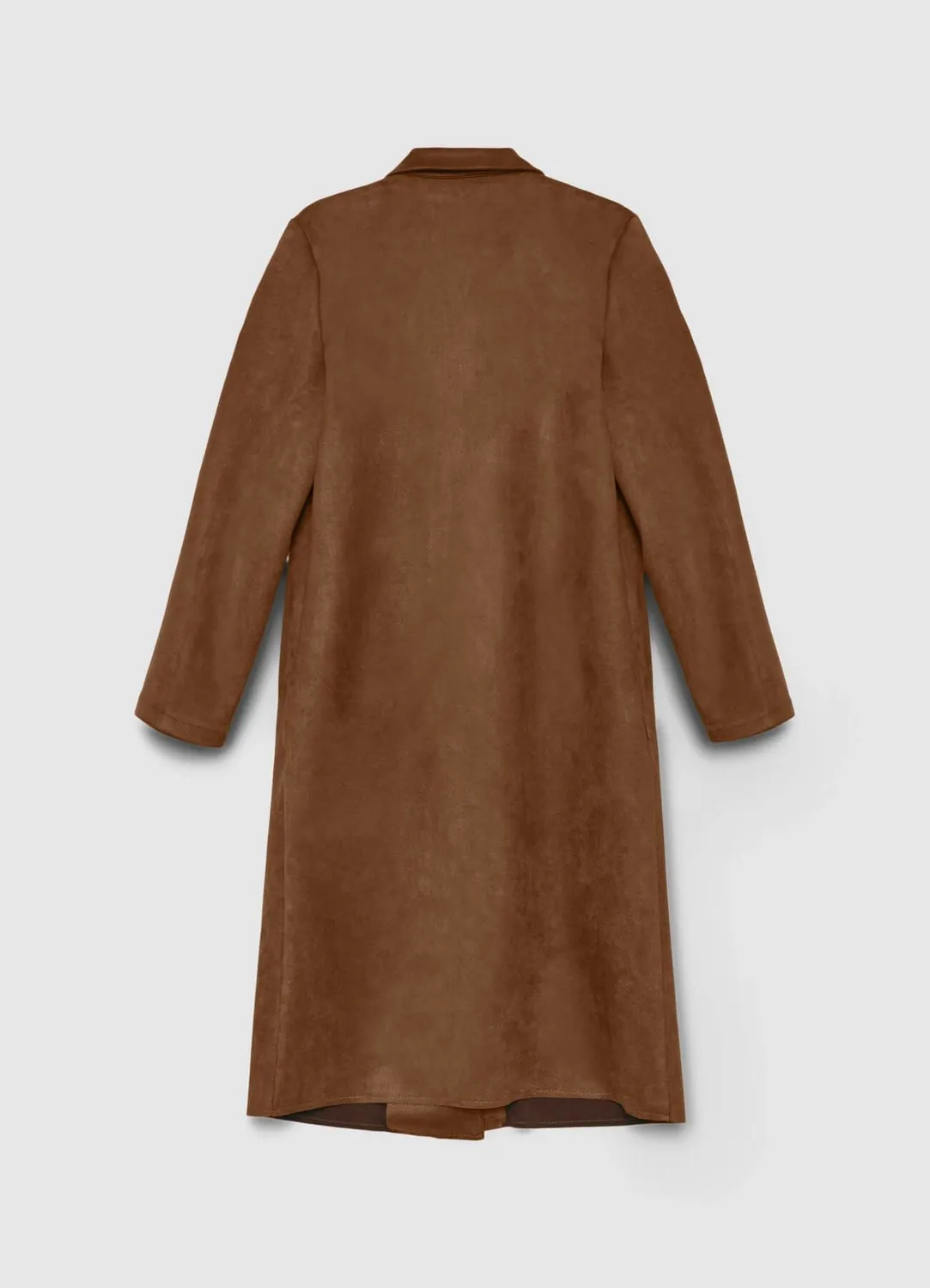 Calliope manteau femme effet suède sans fermeture M