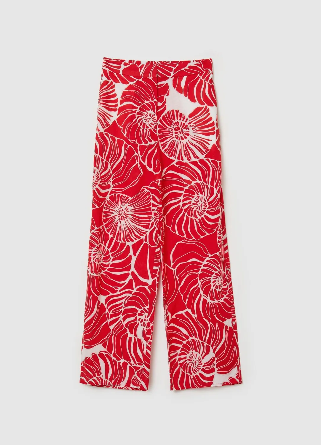Calliope Palazzo Fantasia Pantalon Femme Coton