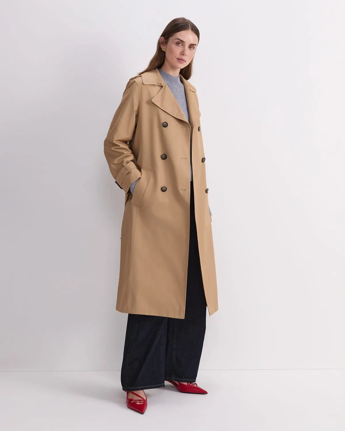 Sportscraft Audrey Icon trench lin femme coupe droite