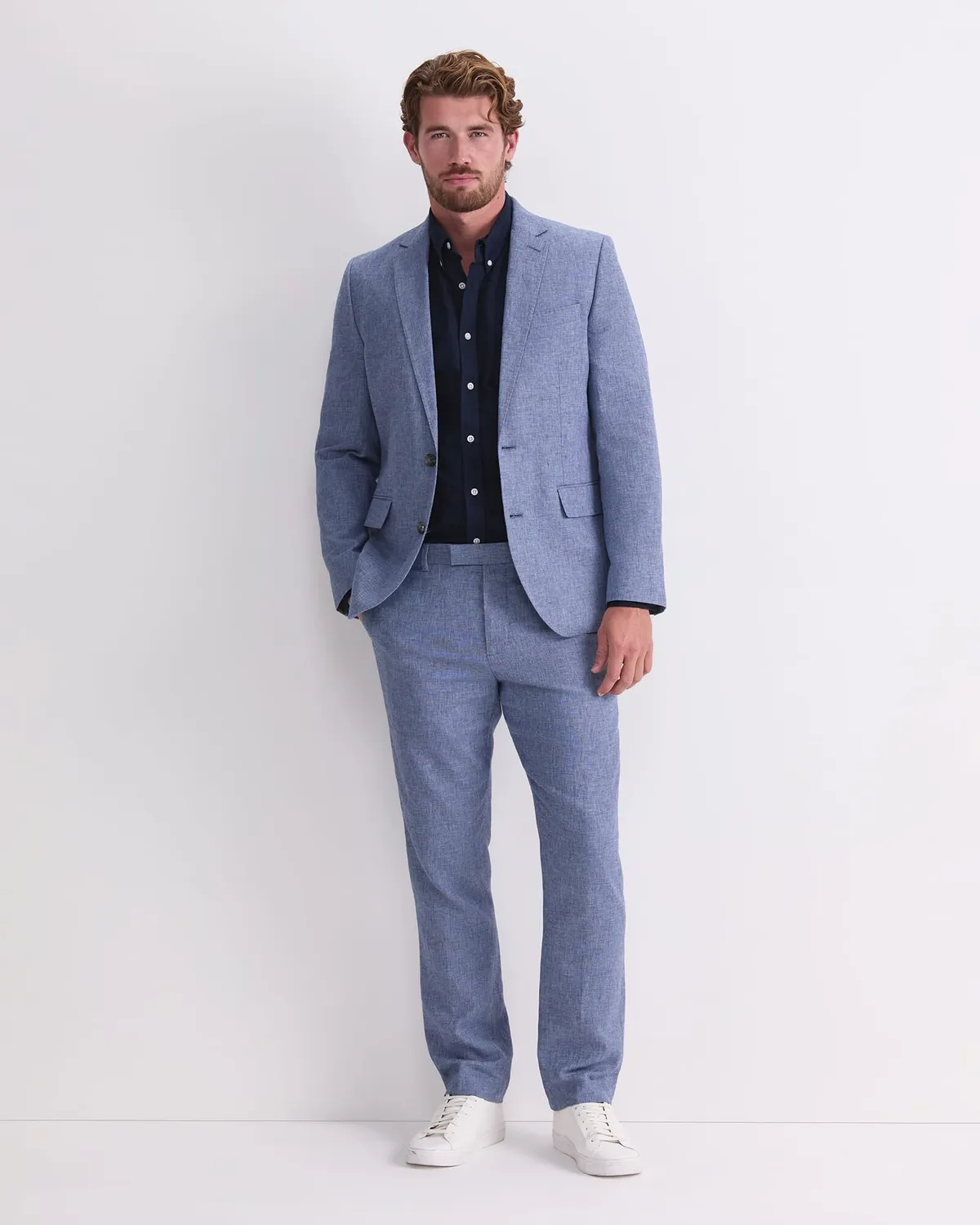 Sportscraft Ridley pantalon costume lin homme