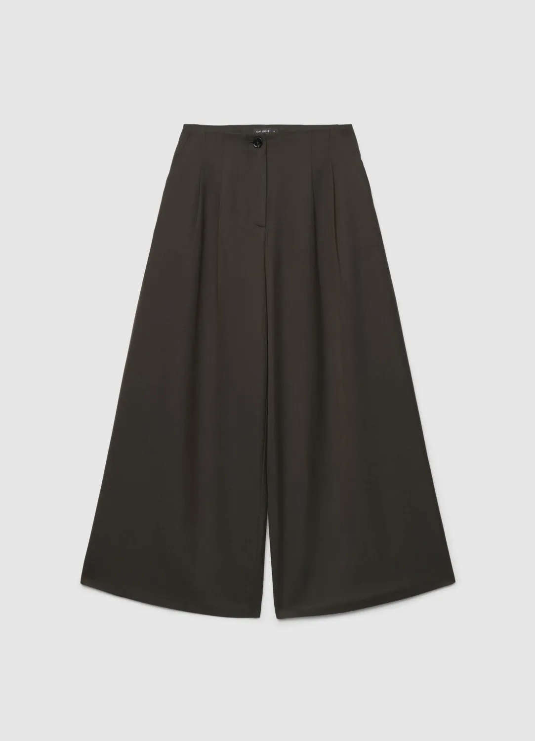 Calliope pantalon culotte crop femme chevrons