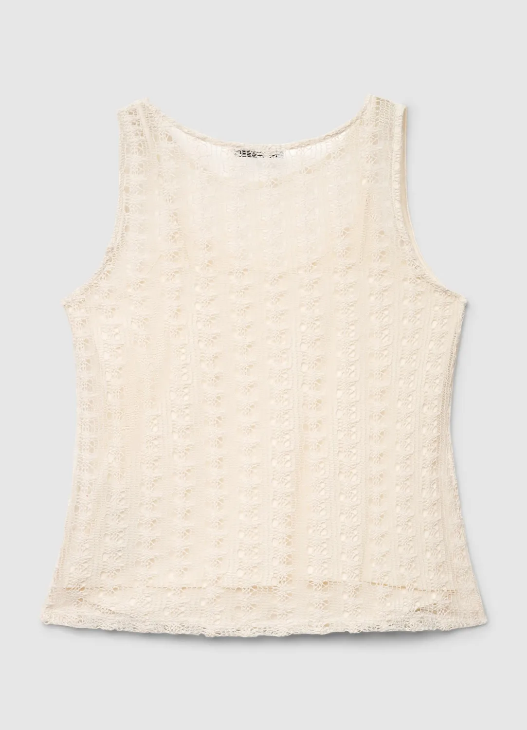 Calliope canotta crochet débardeur femme ajouré