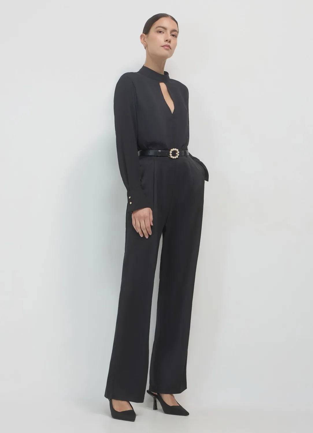Calliope combinaison perles femme manches longues
