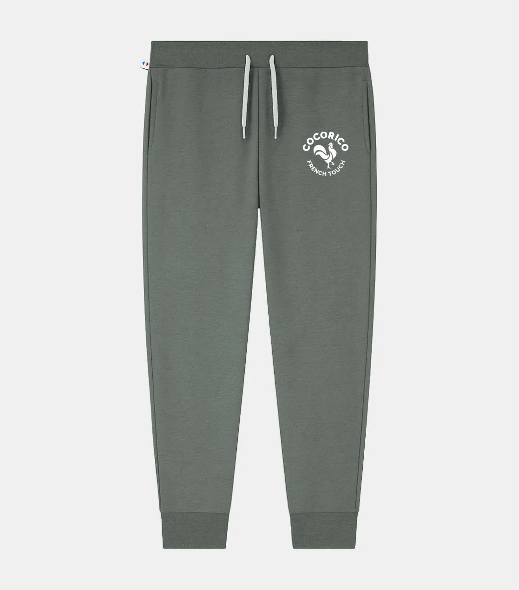 Cocorico Coq Français jogging femme sauge coton