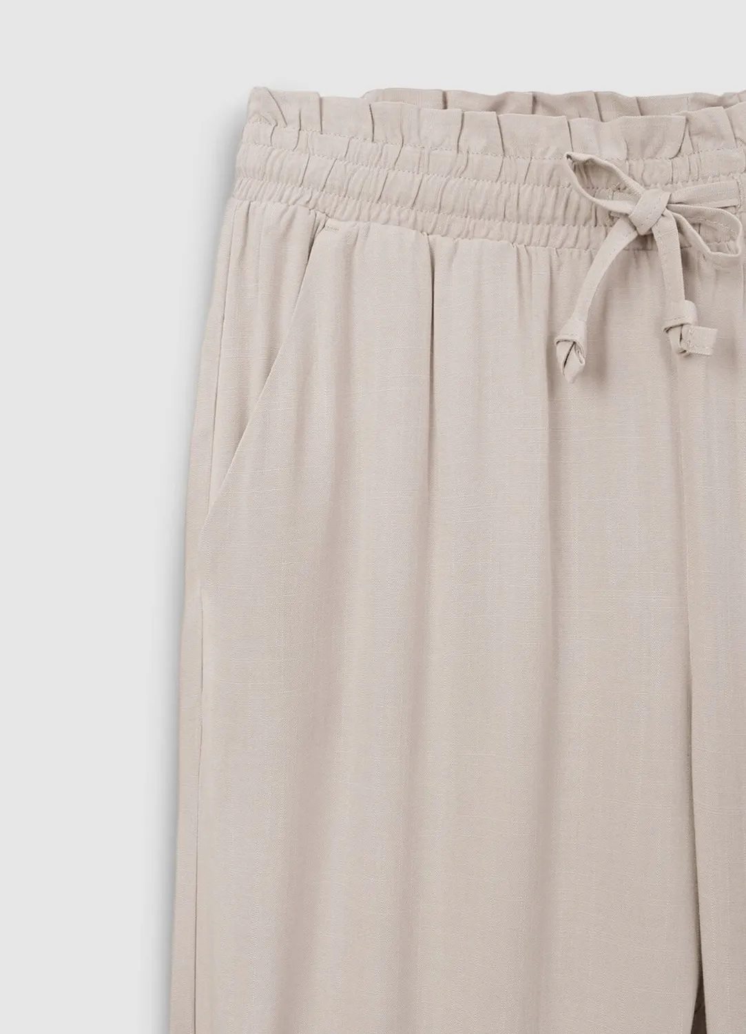 Calliope uni pantalon long femme XS à 4XL cordon