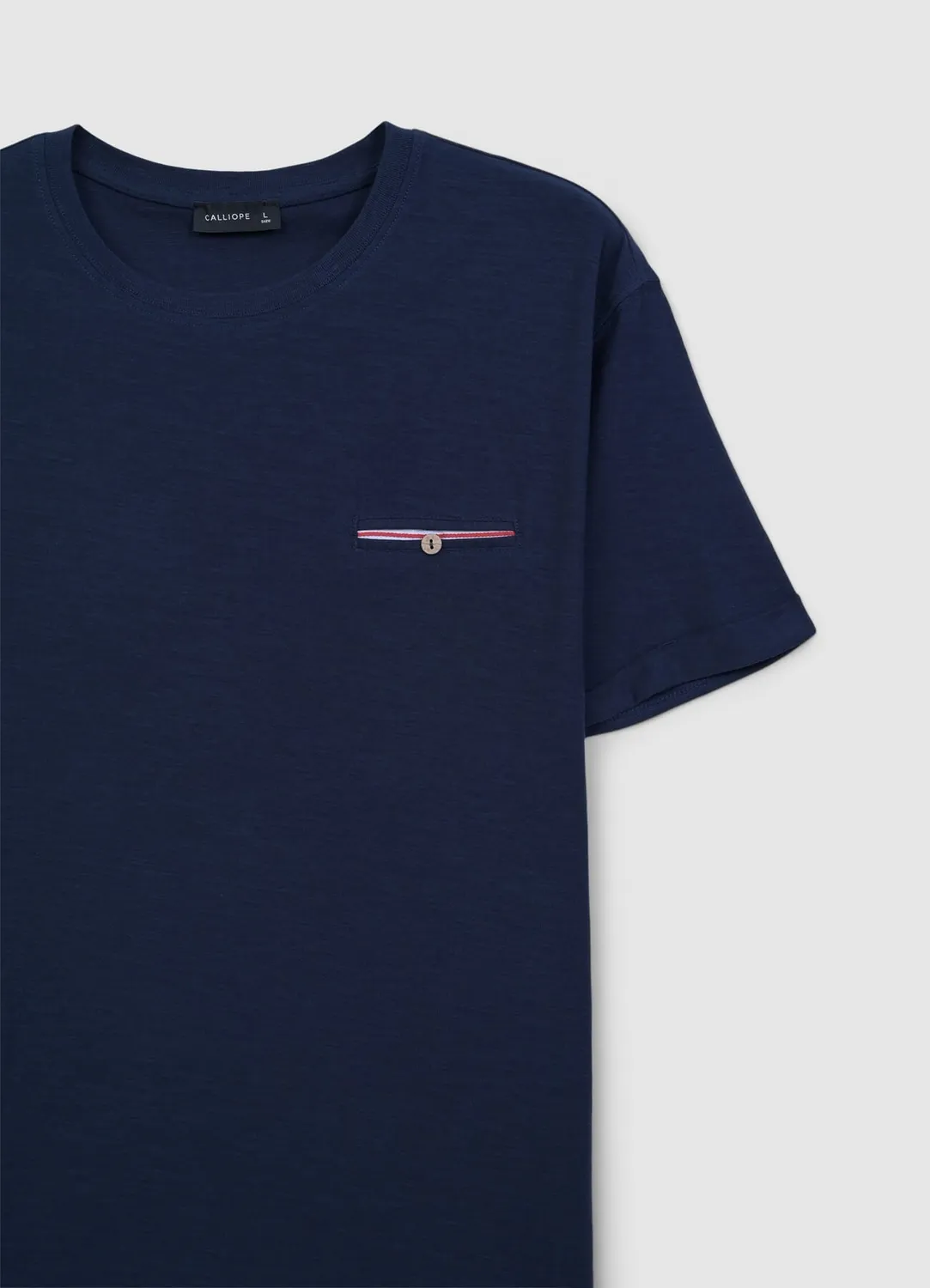 Calliope t-shirt taschino coton homme uni