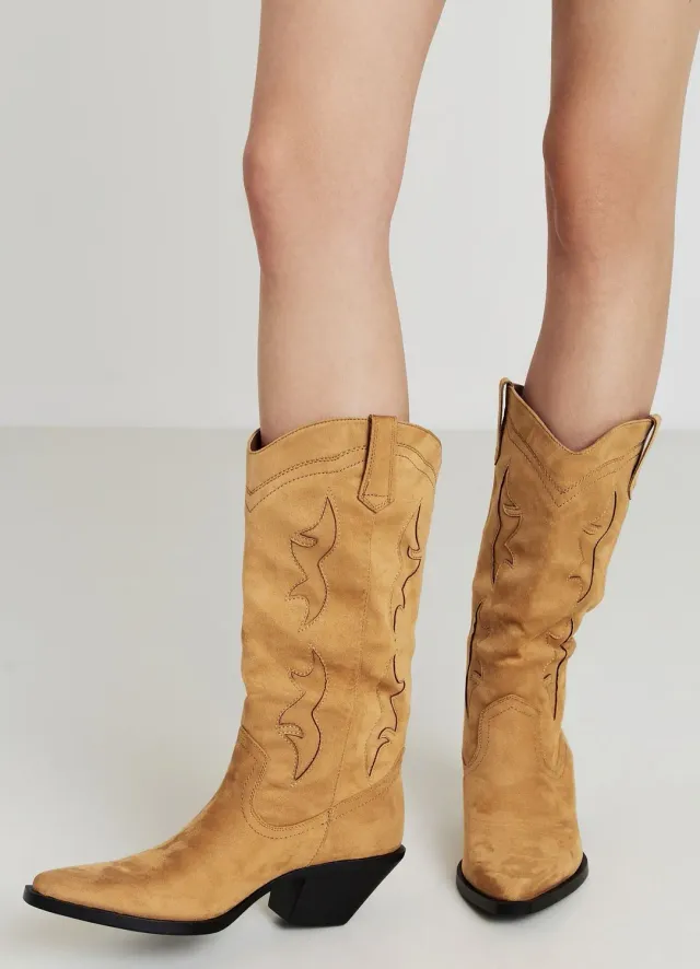 Calliope bottes texanes femme talon 6 cm