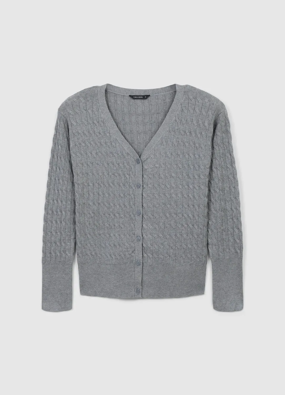 Calliope cardigan torsadé boutons femme col V