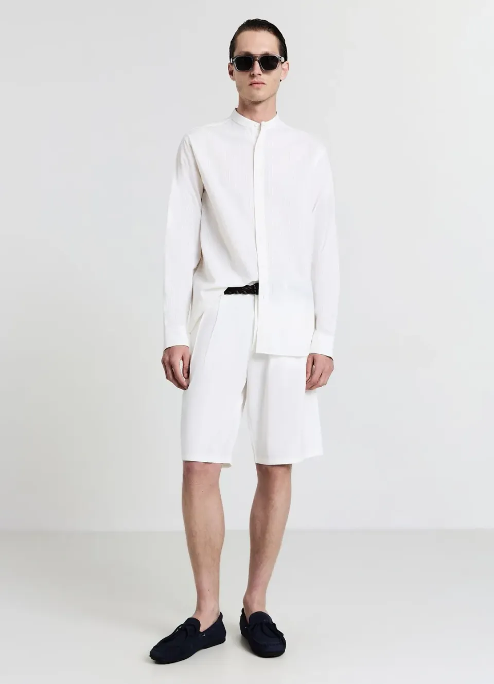 Calliope Bermuda double pinces homme poches coupe regular