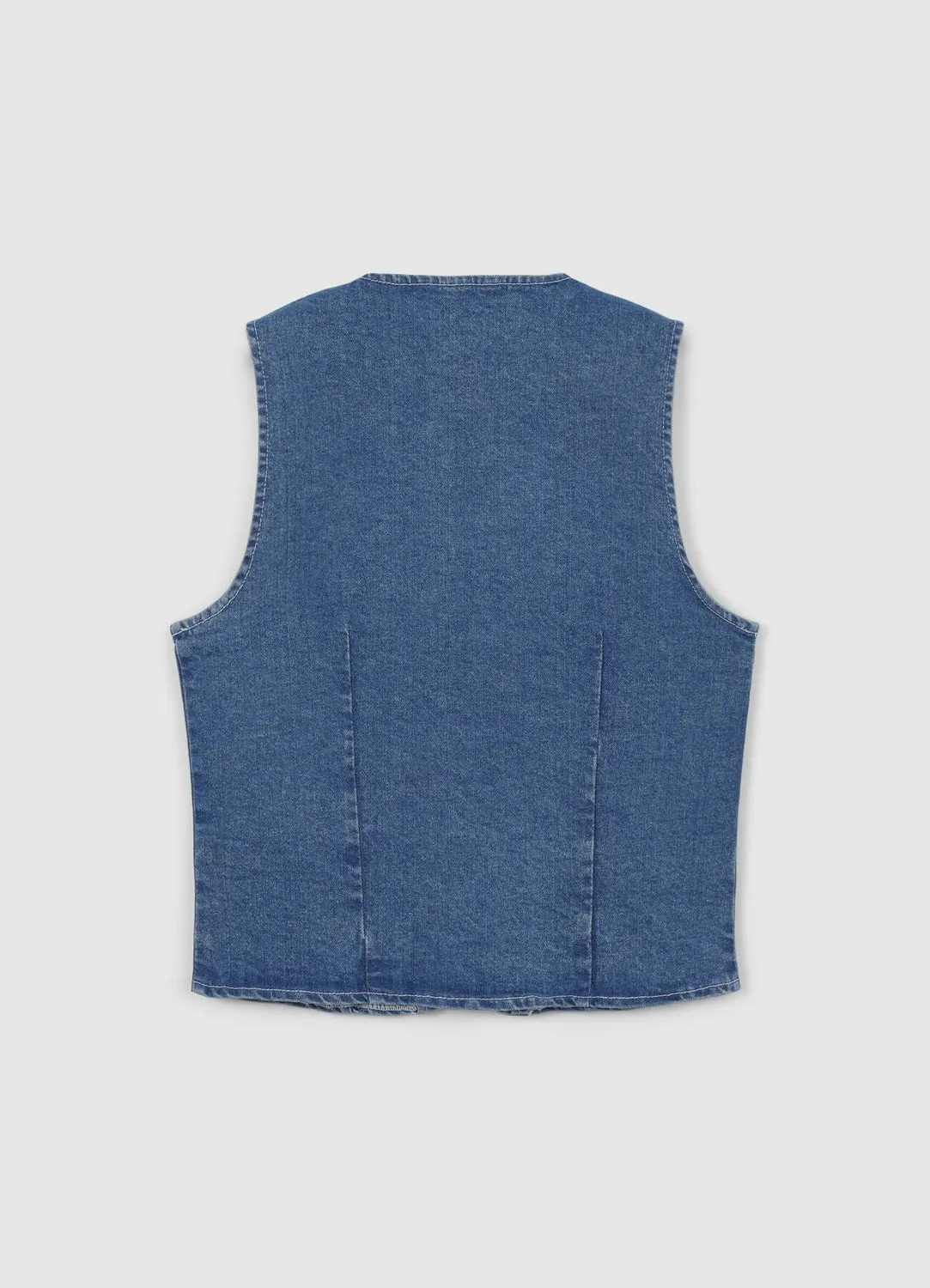 Calliope gilet denim nœuds regular femme