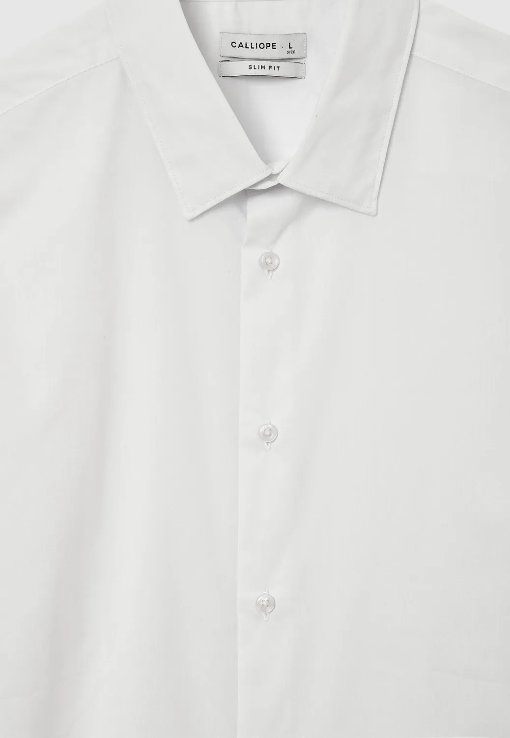 Calliope Chemise Homme Coton Stretch Unie