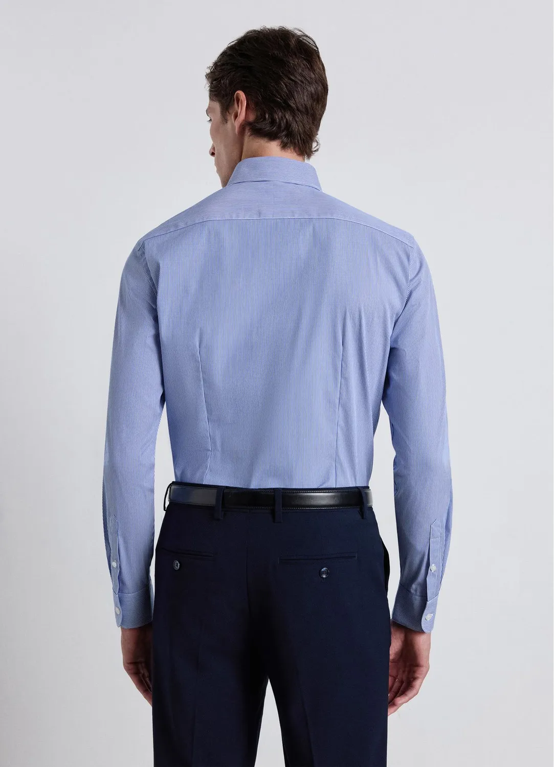Calliope Chemise slim rayée homme col classique
